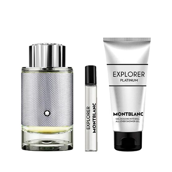 Kit Coffret Montblanc Explorer Platinum Masculino Eau de Parfum